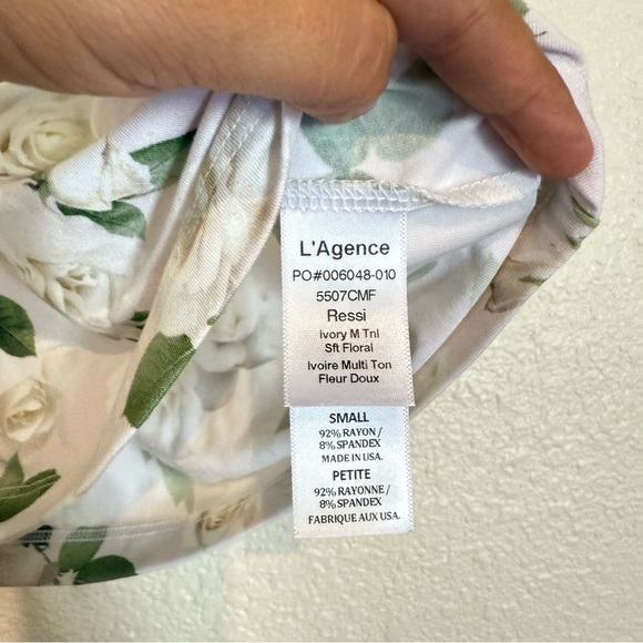 L'AGENCE Ressi Floral Printed Tee - Picture 8 of 13